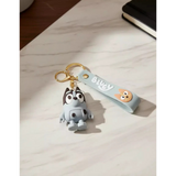 3D PVC Figure Keychain - Bluey - Socks Heeler Standing