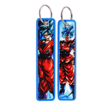 Embroidery Keychain - Dragon Ball - Goku (Super Saiyan Blue)