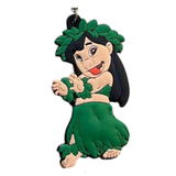 Lilo & Stitch Lilo Pelekai in hula dancer outfit PVC keychain