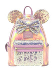 Loungefly Mini Backpacks - Disney - Minnie Mouse Pastel Sequins