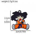 Bracelet Charm - Dragon Ball - Goku in black battle stance