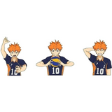 3D Lenticular Sticker - Haikyuu - Shoyo Hinata Three Forms