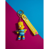3D PVC Figure Keychain - The Simpsons - Bart Winking Slingshot