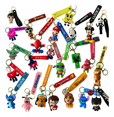 3D PVC Figure Keychain - Universal Item