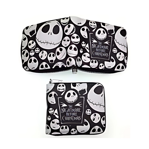Zippered Short Wallet - The Nightmare Before Christmas