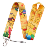 Lanyard - Winnie the Pooh - Winnie the Pooh with Balloons and Flowers