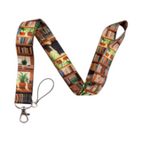 Lanyard - Bookshelf Cat
