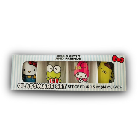 Sanrio Mini Glass Set – 1.5oz (Toynk Exclusive) - Sanrio Friends