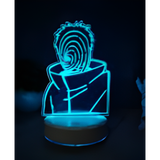3D LED Night Light - Naruto - Obito