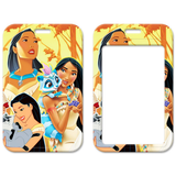 ID Card Badge Holder - Pocahontas - Golden Forest with Meeko