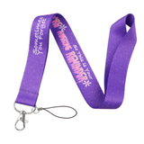 Lanyard - "Sometimes You Forget You're Awesome" with Flowers