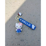 3D PVC Figure Keychain - Hello Kitty - Hanbok Outfit