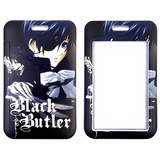 ID Card Badge Holder - Black Butler - Ciel Phantomhive With Black Butler Logo