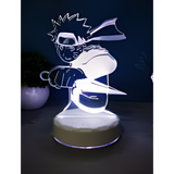 3D LED Night Light - Naruto - Holding kunai