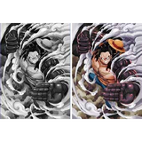 3D Lenticular Poster 12x16 - One Piece - Monkey D. Luffy (Gear 4) (2)