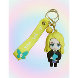 3D PVC Figure Keychain - Harry Potter - Chibi Luna Lovegood Holding Book