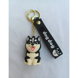 3D PVC Figure Keychain - Pets - Max Sitting Happy