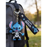 3D PVC Figure Keychain - Lilo & Stitch - Stitch Skeleton Costume