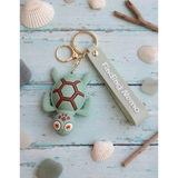 3D PVC Figure Keychain - Finding Nemo - Squirt The Turtle 3D Figure