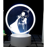 3D LED Night Light - Sky - Kid character