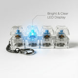 Fidget Toy - Mechanical Keyboard Switch Keychain With LED