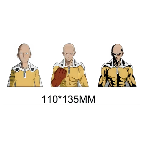 3D Lenticular Sticker - One Punch Man - Saitama Art Evolution Trio