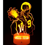 3D LED Night Light - Haikyuu!! - Hinata Shoyo and Kageyama Tobio