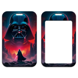ID Card Badge Holder - Star Wars - Darth Vader Helmet Cliff Figure Red Atmosphere