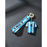 3D PVC Figure Keychain - Lionel Messi - Messi Argentina World Cup Jersey