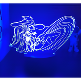 3D LED Night Light - Genshin Impact - Mona Megistus (2)