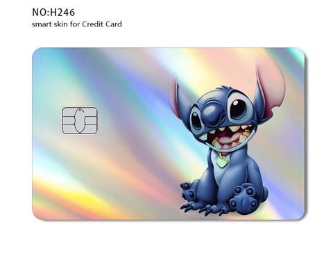 Credit Card Skin Sticker - Disney - Stitch Holographic