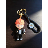 3D PVC Figure Keychain - Harry Potter - Ron Weasley With Scabbers