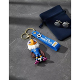 3D PVC Figure Keychain - Football Club - Eagle Mascot Football Player