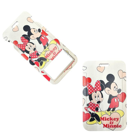 ID Card Badge Holder - Disney - Mickey & Minnie Mouse
