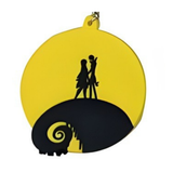 The Nightmare Before Christmas Jack & Sally PVC keychain