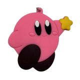 Kirby with Star PVC keychain