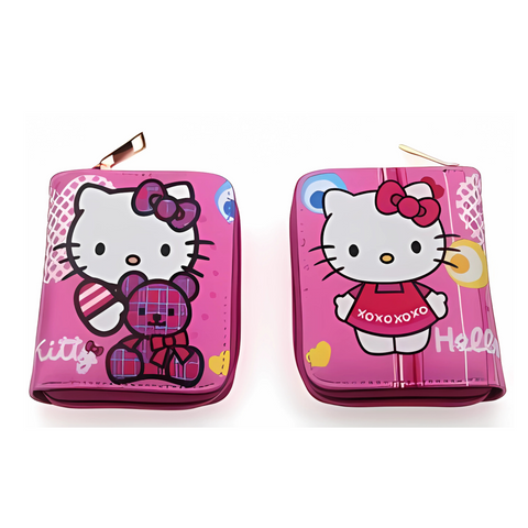 Zippered Short Wallet - Sanrio - Hello Kitty