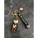 3D PVC Figure Keychain - Batman - Ace Bat-hound With Cape