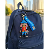 3D PVC Figure Keychain - Zootopia - Stu Hopps Farmer Outfit