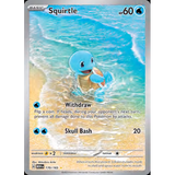 Card Keychain - Pokémon - Squirtle basic Illustration Rare (170/165)