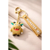 3D PVC Figure Keychain - Monster University - Squishy Wide Smile