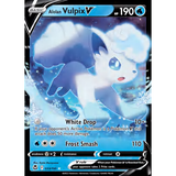 Card Keychain - Pokémon - Alolan Vulpix V Full Art #554