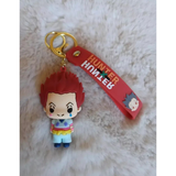 3D PVC Figure Keychain - Hunter X Hunter Hisoka Morow - Chibi Hisoka Standard Outfit