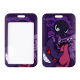 ID Card Badge Holder - Pokémon - Gengar, Haunter, and Gastly (Ghost-type Pokémon)
