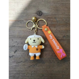 3D PVC Figure Keychain - Sanrio - Pompompurin Football Player