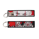 Embroidery Keychain - IT - Pennywise The Dancing Clown Face
