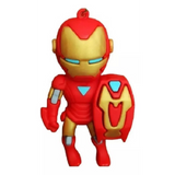 3D PVC Figure Keychain - Marvel - Iron Man With Shield