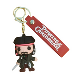 3D PVC Figure Keychain - Pirates of the Caribbean - Jack Sparrow Chibi Sword