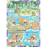 Card Keychain - Pokémon - Bidoof basic full art promo