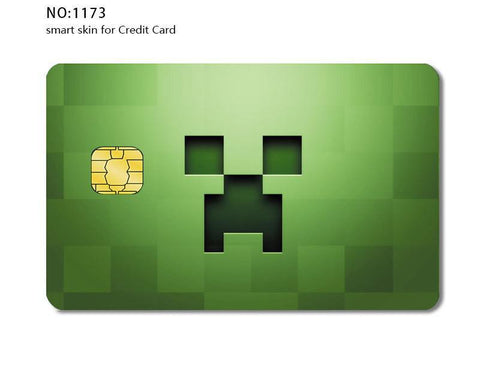 Credit Card Skin Sticker - Minecraft